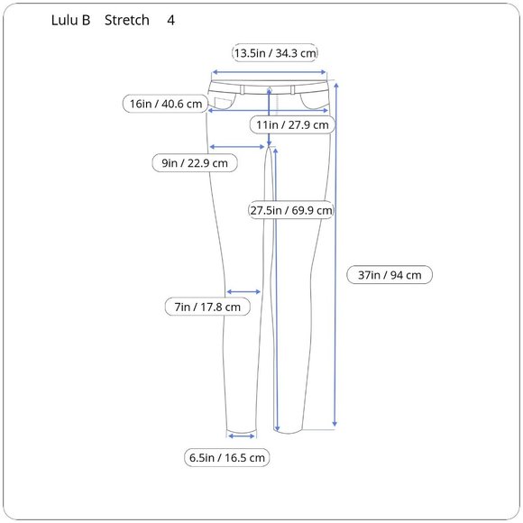 Lulu B Comfortable High Quality Stylish Stretchy Fabric Pants Size 4 - Picture 2 of 16